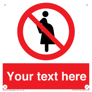 Custom prohibition not for pregnant women